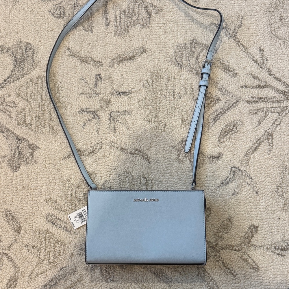 BRAND NEW NEVER USED Michael Kors Sky Blue Crossbody Bag